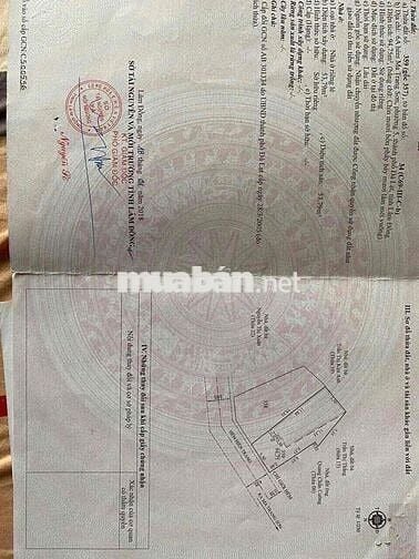 Gia Đình bán gấp nhà mới TT Đà Lạt