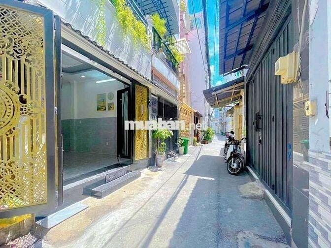 NHÀ 3 TẦNG HXH GẦN MẶT TIỀN – 4PN – 5WC – GẦN CHỢ QUANG TRUNG – 6.9 TỶ