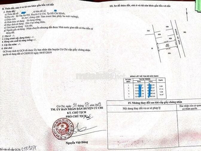 Thổ cư Đ.Nguyễn Văn Khạ, KCN Tây Bắc Củ Chi, 80m2, 800 triệu, SHR.