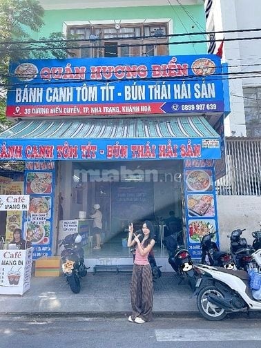 Sang Quán Đang kinh doanh tốt Mặt tiền Đường, gần biển, hoạt động tốt