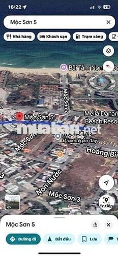 BÁN LÔ ĐẤT ĐẸP ĐƯỜNG MỘC SƠN 5 – GẦN BIỂN NON NƯỚC 💥