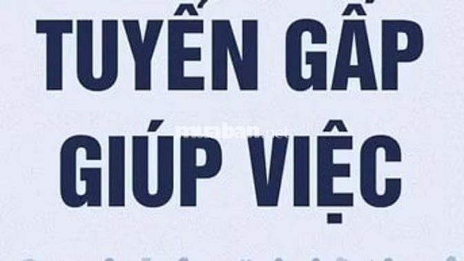 TUYỂN NỮ GIÚP VIỆC NHÀ LÀM TỪ 8h-12h