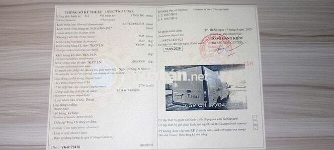 Chính Chủ Bán Gaz Van 2023 Thùng 4 Mét 14 Khối