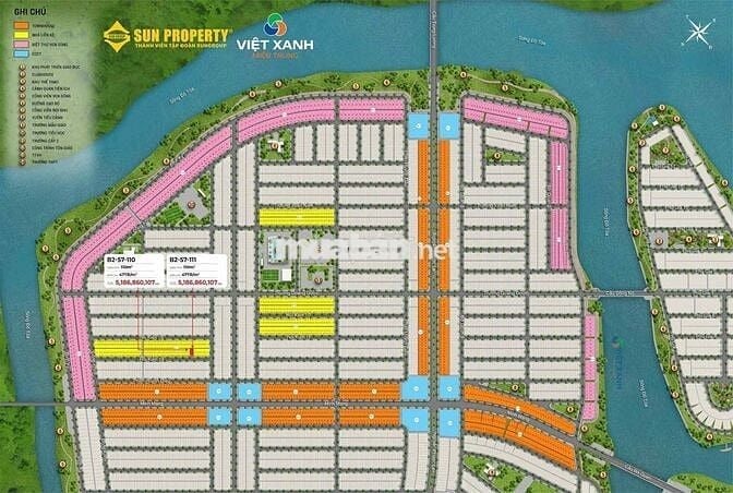 Bán 2 lô liền kề Hói Kiểng hướng Đông Nam- chỉ hơn 5 tỷ/1 lô