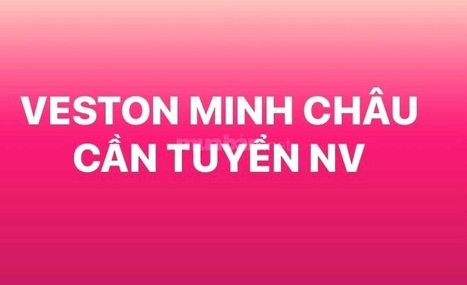 Veston Minh Châu tuyển dụng: Chuyên viên tư vấn & bán hàng thời trang 