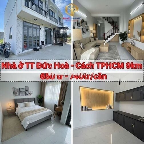 NHÀ MỚI HOÀN THIỆN | THỊ TRẤN ĐỨC HÒA | 650Tr