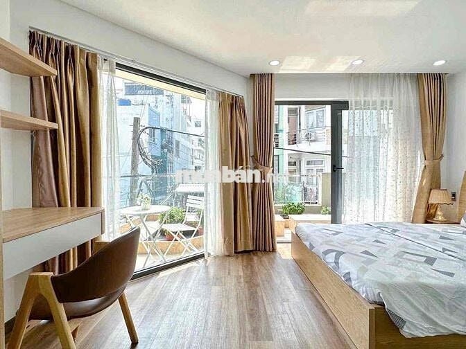 KHAI TRƯƠNG CĂN HỘ 1PN FULL NỘI THẤT HƠN 40M2 BANCOL RỘNG GIÁP Q1 , PN