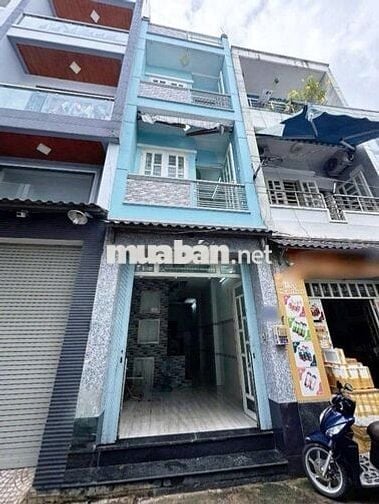 BÁN NHÀ 3 TẦNG, DT 32 M2, HẺM XE HƠI THÔNG, SÁT MẶT TIỀN, 4,45 TỶ TL