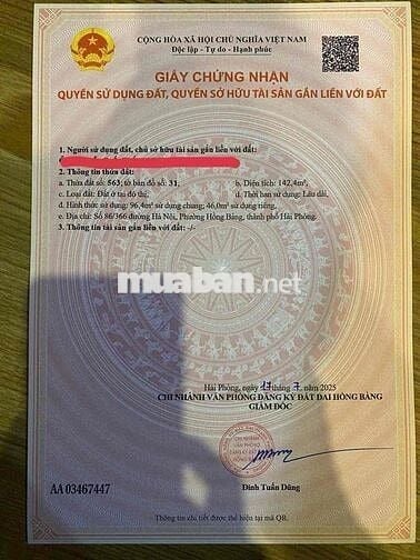 🌿 BÁN LÔ ĐẤT TRUNG TÂM HỒNG BÀNG - HẢI PHÒNG 🌿 TĐC Kiến Thiết