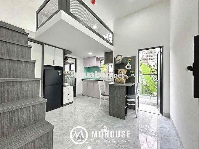 Cho Thuê Căn Gác Ban Công Mới Ngay ETown Cộng Hoà Tân Bình Giá Rẻ