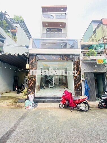 Bán nhà mặt tiền đường, ngay bến xe miền tây 4 tầng 5pn, đường rộng 7m