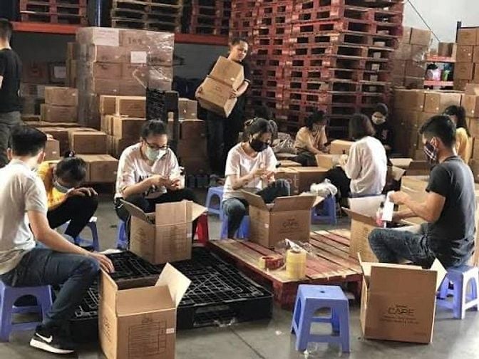 ĐANG CẦN GẤP 03 BẠN ĐÓNG GÓI HÀNG TẠI KHO HÓC MÔN