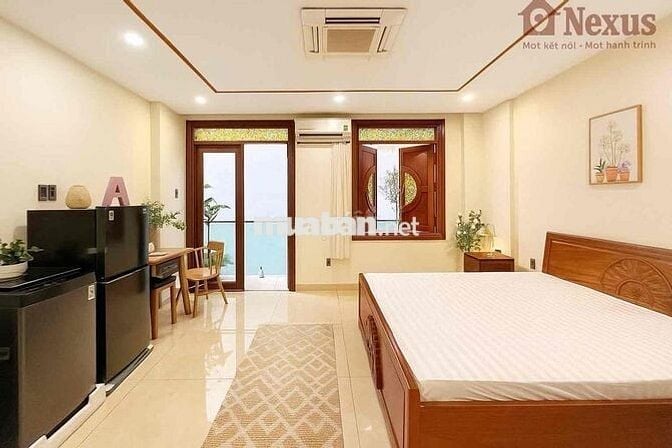 Chính chủ cho thuê căn hộ mini full nội thất ban công thoáng y hình