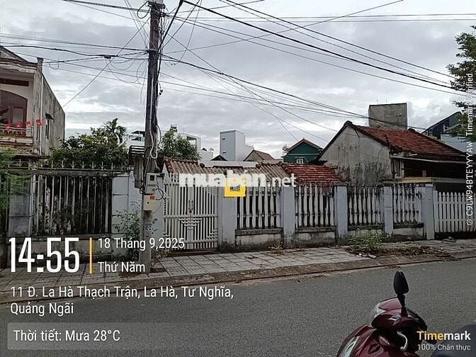 - Đất Full Thổ Cư Gần 300 mét vuông, Đường La Hà Thạch Trận-Tư Nghĩa