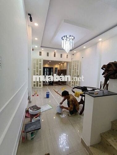 Nhà 1 lầu + ST, nhà mới đẹp, 4m x 22m, 2PN,3WC,MT nội bộ,khu Bình Phú1