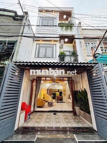 Bán nhà hẻm xe hơi,50 m2 xây 3 tầng c hơn 5 tỷ,Phạm Văn Chiêu,Gò Vấp