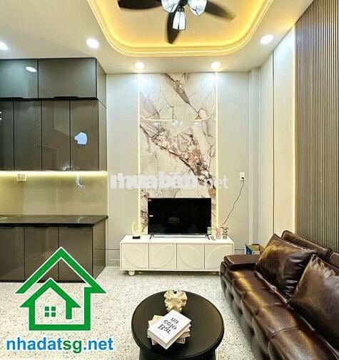 NHÀ MỚI ĐẸP–HẺM 3M–NGAY CHỢ BÀ CHIỂU-3 TẦNG BTCT-DT: 20m² (DTSD 80m²)-