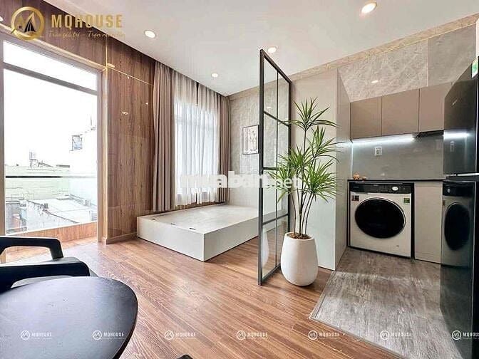 PENTHOUSE 1PN - TÁCH BẾP - FULL NT - BAN CÔNG NGAY NGÃ TƯ BẢY HIỀN