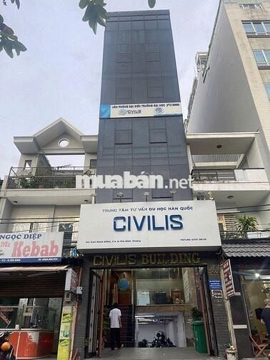 Cho thuê nhà mặt tiền đường Tây Thạnh, dt 7x28 trệt 5 lầu