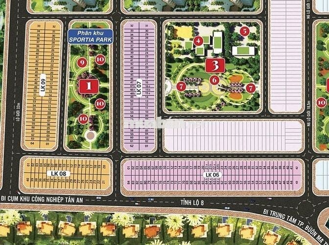 Khu Ân Phú Phường Tân An, Tp Buôn Ma Thuột, Đắk Lắk, đường 18.5m