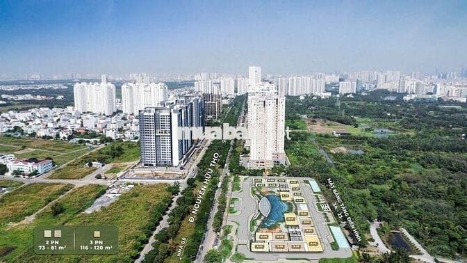 Essensia Sky Nhà Bè căn góc 3pn 120m2 thanh toán 20% nhận nhà