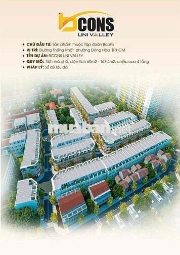 Bcons Uni Valley khu dân cư đầy đủ tiện ích
