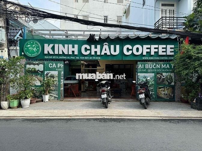 cần sang quán cà phê Sân vườn trục đường số Lâm Văn Bền, quận 7