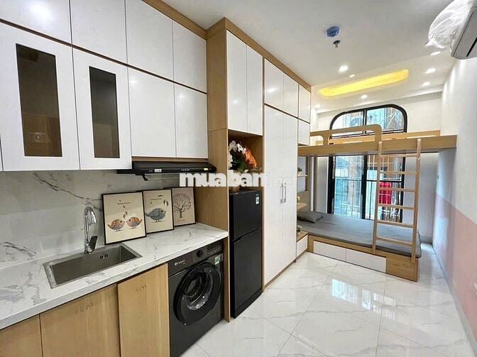 CHO THUÊ CĂN HỘ 2 NGỦ DẠNG DUPLEX BAN CÔNG FULL ĐỒ NGAY TRUNG KÍNH