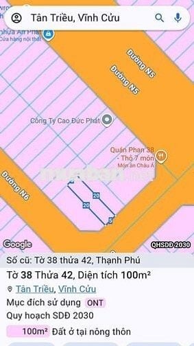 B1/27. Đất khu dân cư Lavender