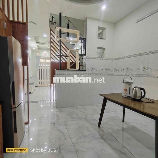 Cho thuê nhà gần cầu Ông Dầu,/đs 2,p.HBP 3 tầng full NT giá 13,5tr