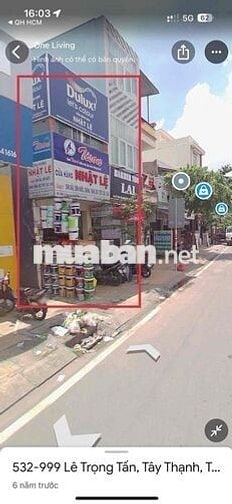 Bán Nhà 162m2, MT Lê Trọng Tấn, Tân Phú, Phù Hợp xây Văn Phòng