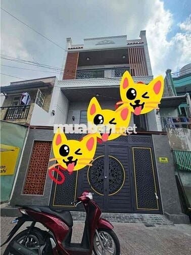 Nhà mặt tiền đẹp 4 lầu Lương Thế Vinh (6,5m x15m) Tân Thới Hoà