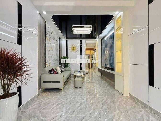 NHÀ ĐẸP HXH LÊ VĂN THỌ ,P.9, GÒ VẤP. DTSD : 100m2. 3PN 3WC. GIÁ 5.48TỶ