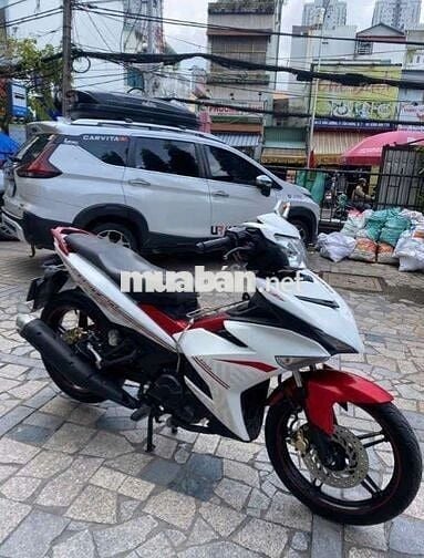 Xe tay côn Exciter 150 2015 trắng đỏ