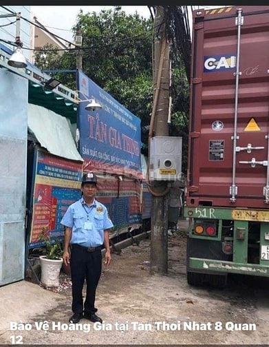 Tuyển dụng gấp 6 NV Bảo vệ trực xưởng May Mặc,Phan văn Hớn,TTN08,Q12