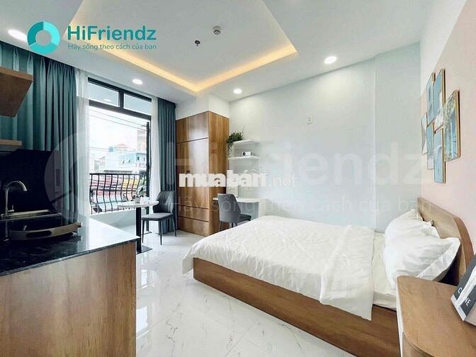 CHO THUÊ CĂN HỘ DỊCH VỤ FULL NỘI THẤT BAN CÔNG NGAY BẾN XE MIỀN ĐÔNG