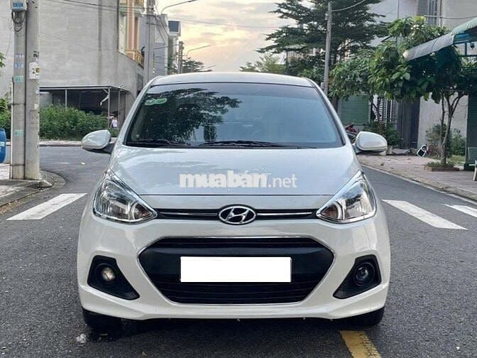 Hyundai i10 Sedan MT bản đủ ĐKi 2017 màu trắng