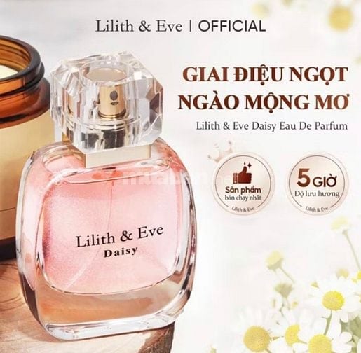  Tinh dầu nước hoa Lilith and Eve Daisy Eau De Parfum 30ml nữ thơm lâu
