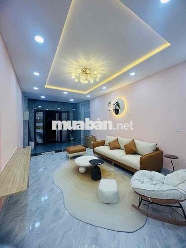 Nhà mới hẻm ô tô gần Gò Dầu , diện tích hơn 75m2, 4 tầng, giá nhỉnh 8