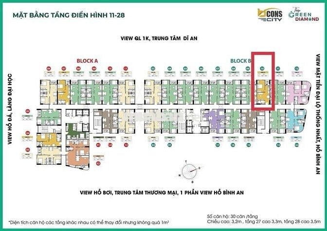 CẦN BÁN GẤP!! CĂN 1PN TẦNG TRUNG - NGAY GO DĨ AN- CĂN NỘI BỘ GIÁ GỐC