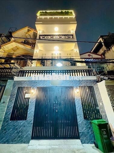 (8 tỷ)-3 tầng mới đẹp-khu khách sạn- hẻm 6m- dt tốt 4,2x12m–mua ở ngay