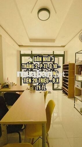 🏠 BÁN NHÀ 3 THÁNG 2, P.11, Q.10 - HẺM XE HƠI, DÒNG TIỀN 20 TRIỆU -