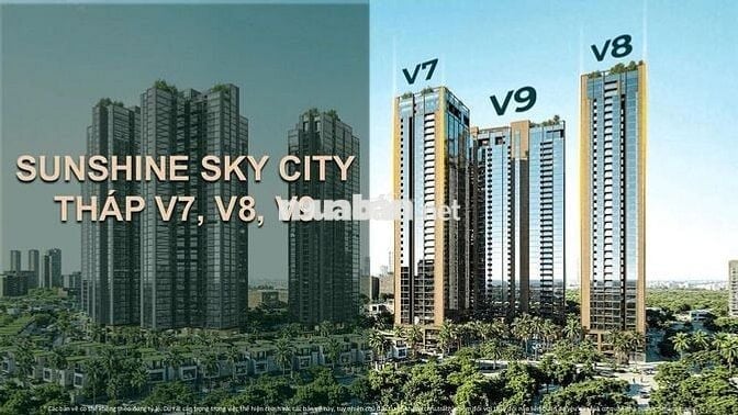SỞ HỮU CĂN HỘ DỰ ÁN SUNSHINE SKY CITY QUẬN 7, GIÁ CHỈ TỪ 7X TRIỆU/M2