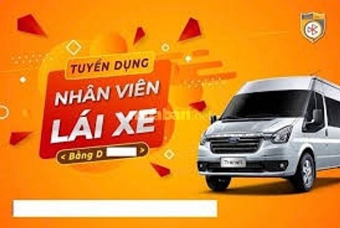 CẦN TUYỂN GẤP LÁI XE  16 chỗ + xe 29 chỗ- Bằng D hoặc E 