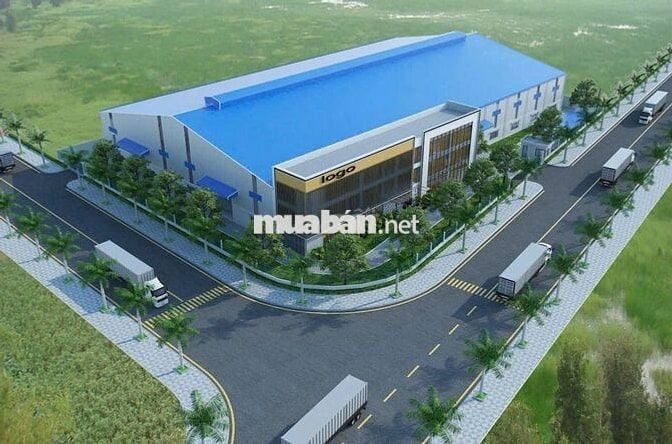 CHO THUÊ XƯỞNG LỚN 4.350m² KÈM VĂN PHÒNG 882m² KCN NAM THUẬN  LONG AN