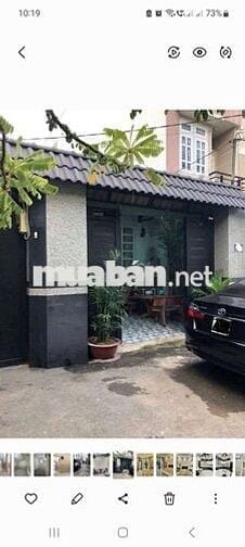 Nhà 5.5x25 Trần Bá Giao P5 Hẻm xe hơi đậu cửa.