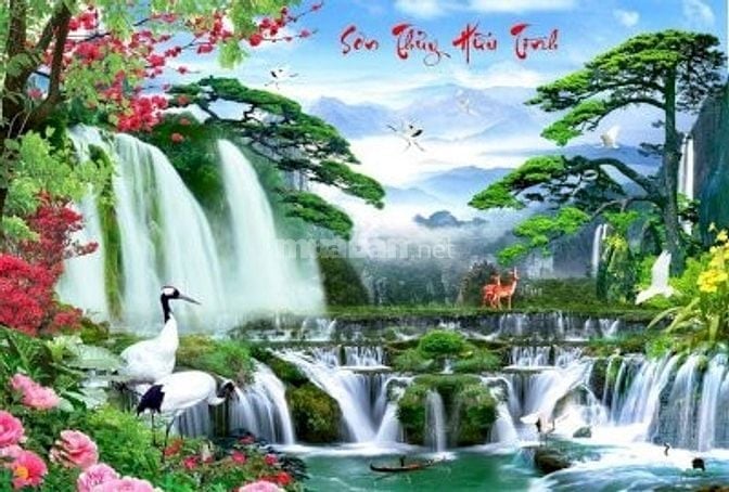 Tranh gạch 3d phong cảnh phong thủy - XXC64