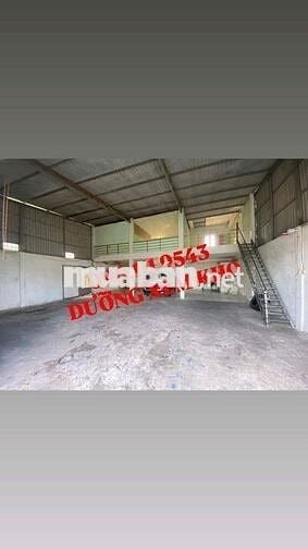 CHO THUÊ KHO 13TRIỆU 200m2 - 11x15m - GÁC ĐÚC - ĐƯỜNG XE CONT