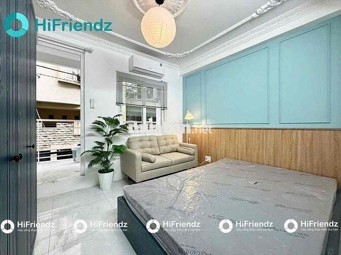 Căn Hộ 1PN Tách Bếp BanCol Máy Giặt Riêng Rộng 40m2 Ngay Chợ Bàn Cờ