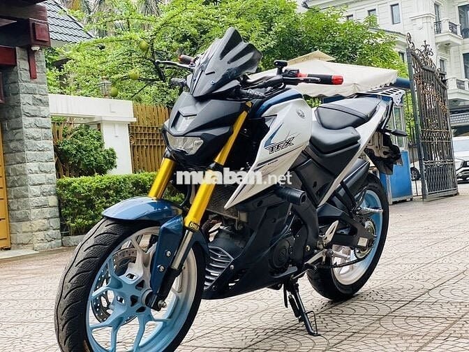 Xe máy Yamaha TFX màu Xanh, Trắng, Đen